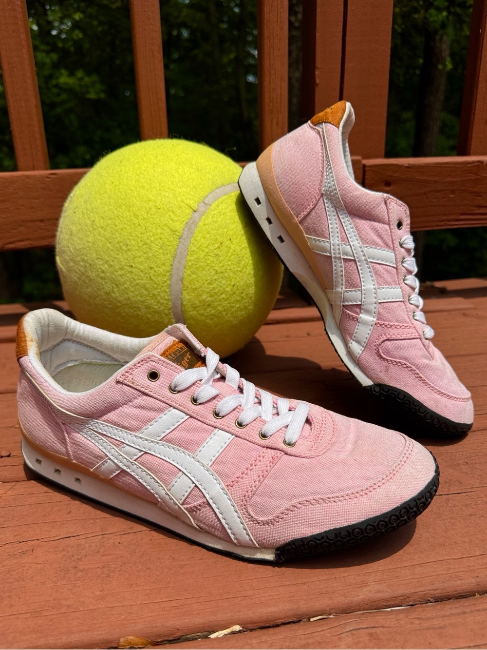 Onitsuka Tiger Ultimate 81 Pink Canvas Sneakers EU 42 Women’s US 10-10.5